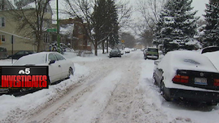NBC 5 Investigates the un-plowed 4600 block of N Kelso